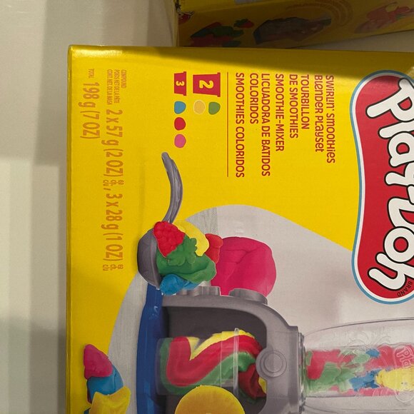 Hasbro Play-Doh Smoothie Maker Playset Lot of 3 Kids Blender Toys New (hg/x) - Picture 2 of 12